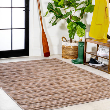 Finn-2 Modern Farmhouse Pinstripe Area Rug